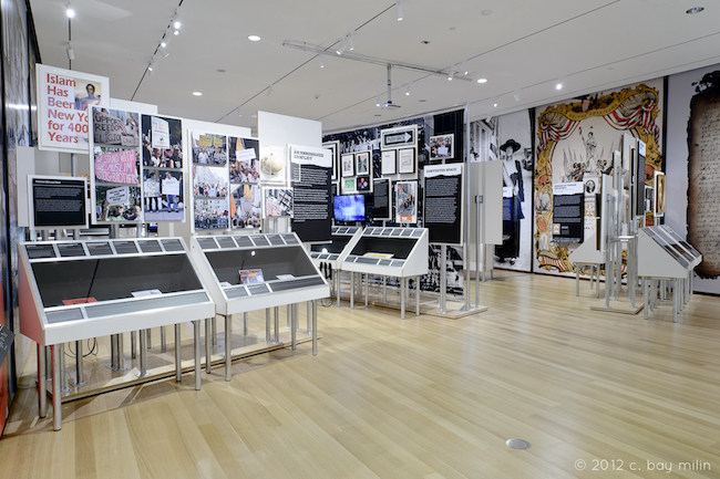 2012年展览空间的展览“Activist New York”安装视图。