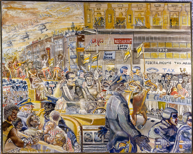 Joseph Delaney (1904-1991). Parada do Harlem.