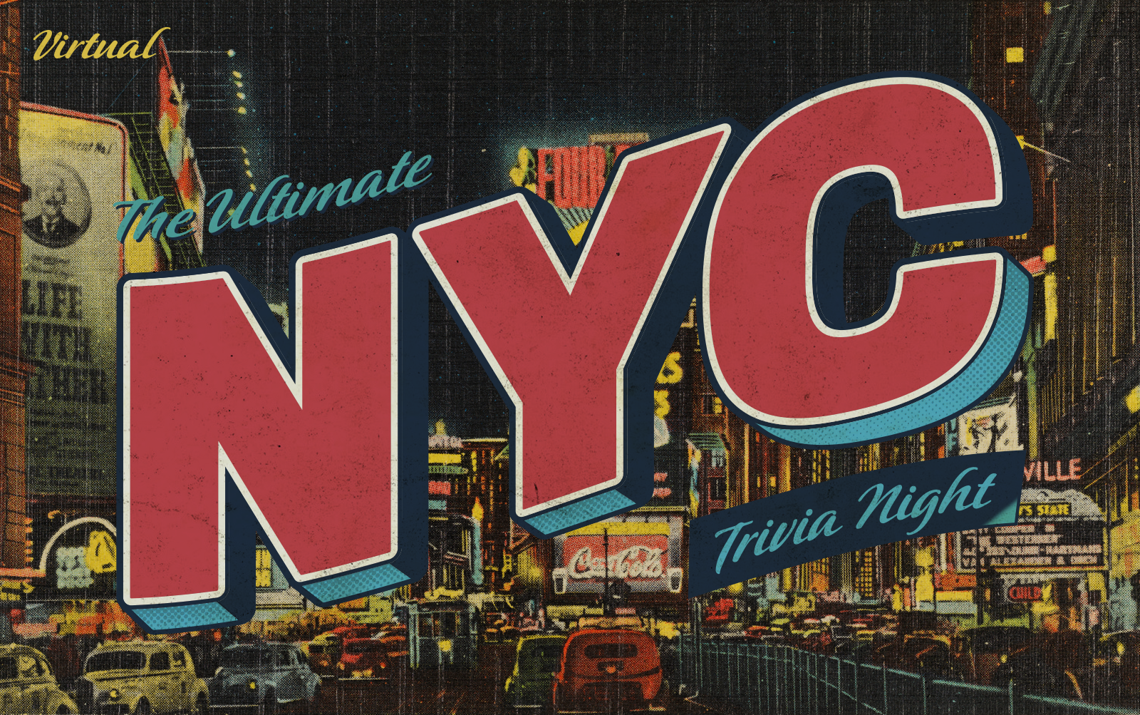 Carte postale de Times Square, New York