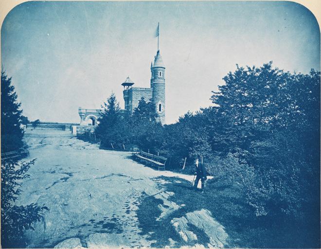Belvedere Castle, Looking North, ca. 1878. Augustus Hepp