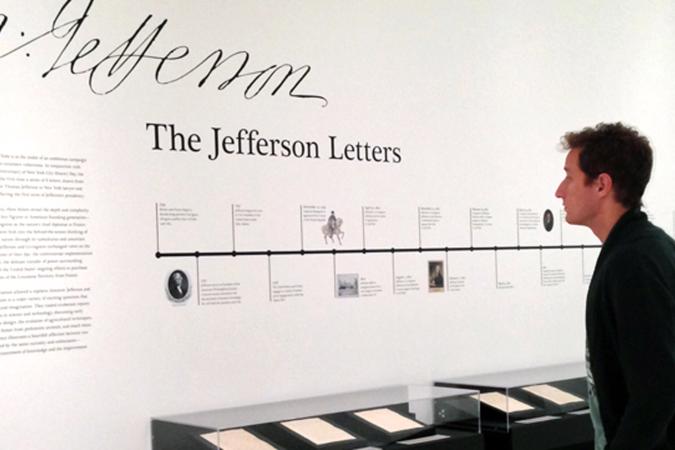 ジェファーソンの手紙 ニューヨーク市立博物館