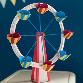 Model Wonder Wheel crafted by Amanda Kingloff, founder of PROJECT KID