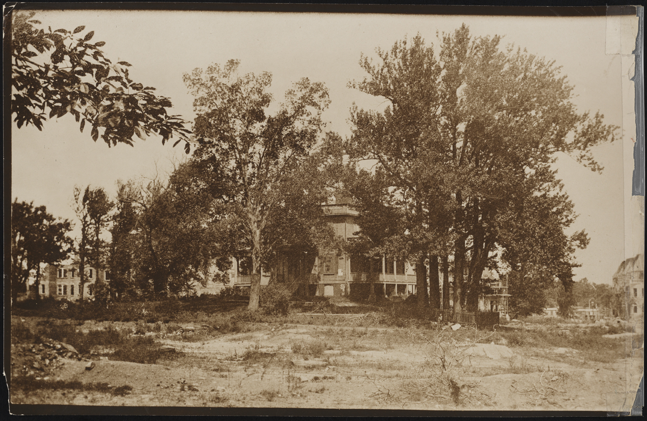 Wurts Bros. (New York, NY). Convent Avenue and 143rd Street. Hamilton Grange and thirteen original trees. ca. 1912. Museum of the City of New York. X2010.7.2.16197