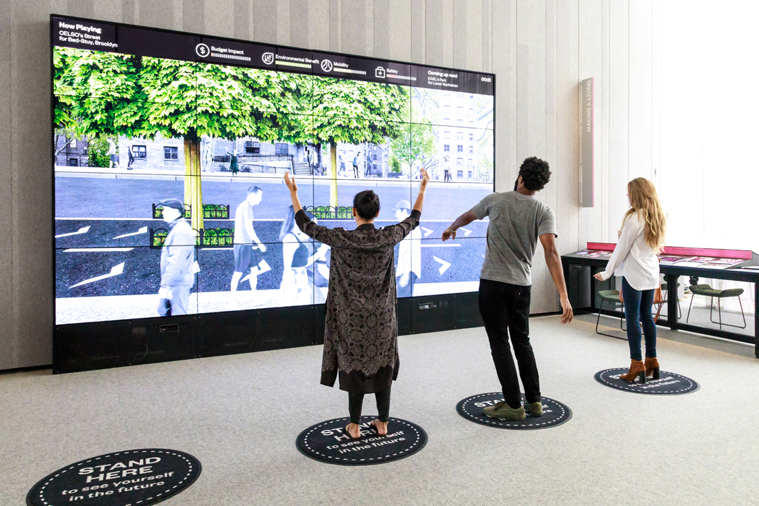 Une photo prise par Christiane Patic du mur de création du musée dans le Future City Lab.