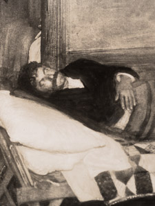 Jacob A. Riis, El dormitorio interior oscuro es donde se reproduce la tuberculosis