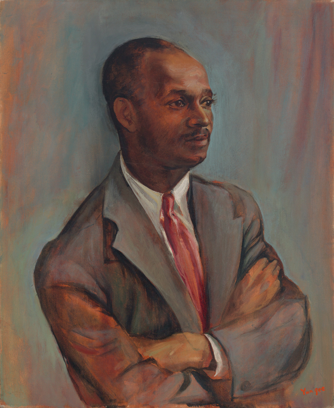 Yun Gee (1906-1963). Dr. Aubre de l. Maynard, 1942. Museo de la ciudad de Nueva York, 2000.53.1.