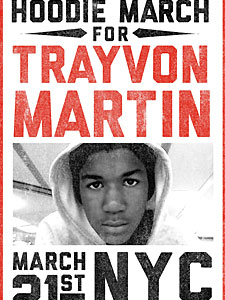 Trayvon Martin 포스터를 위한 1,000,000 Hoodie March