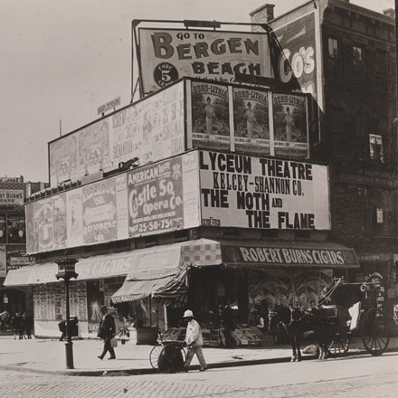 바이런 컴퍼니. Street Scenes, Broadway & 42nd Street, 1898. 뉴욕시 박물관. 41.50.865