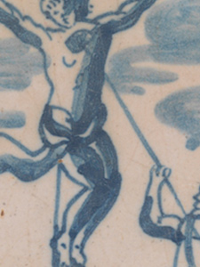 Dutch Tin-glazed Tile Fragment