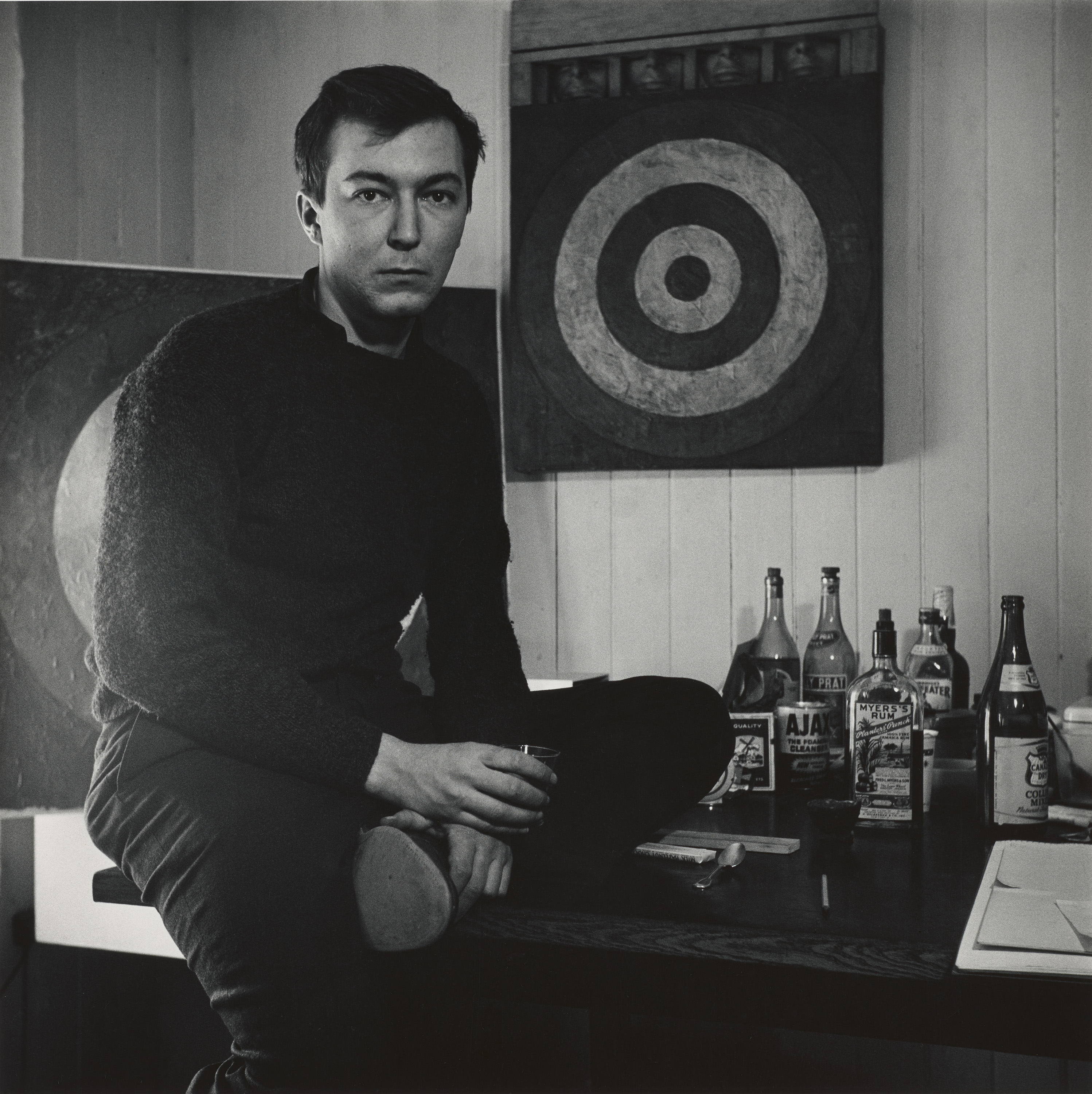 Jasper—Studio, N.Y.C. by Robert Rauschenberg, 1958