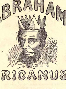 소책자 표지, 아브라함 아프리카누스 XNUMX세, 최면술의 영향으로 드러난 그의 비밀스런 삶. 백악관의 미스터리