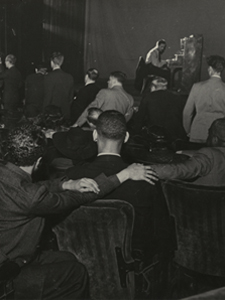 Audience Watching The First Performance Of The Cradle Will Rock