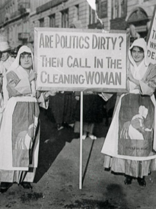 Suffrage Parade Up Fifth Avenue