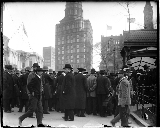Robert L. Bracklow (1849-1919). Ouverture du métro, 27 octobre 1904. Musée de la ville de New York. 93.91.380