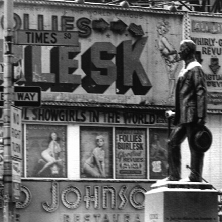 ヤン・ルーカス（1915-2006）。 ブロードウェイ＆タイムズスクエア、1967年、1967年。ニューヨーク市立博物館。 93.92.1