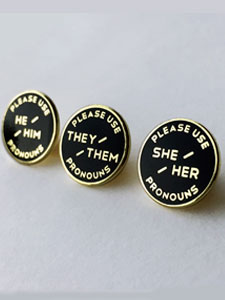 Pronoun Pins 