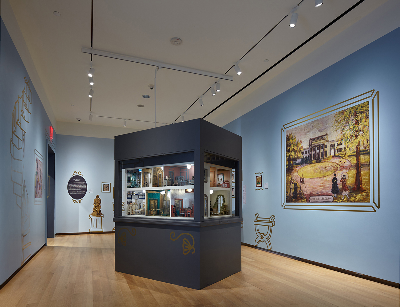 Image of the Stettheimer Dollhouse exhibition at the Museum of the City of New York