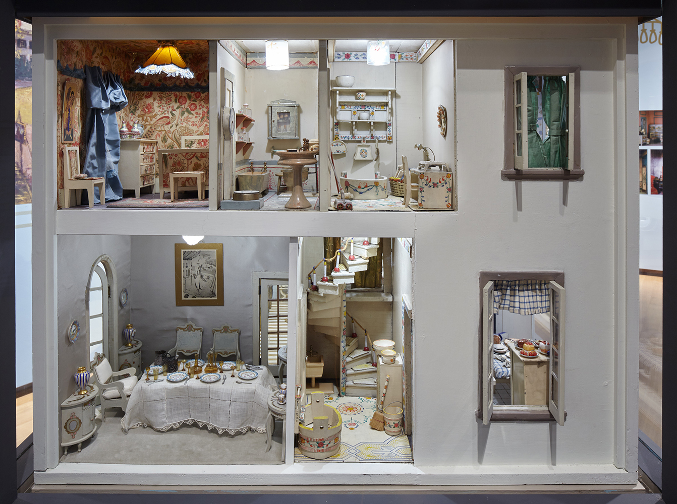 Image of the Stettheimer Dollhouse exhibition at the Museum of the City of New York