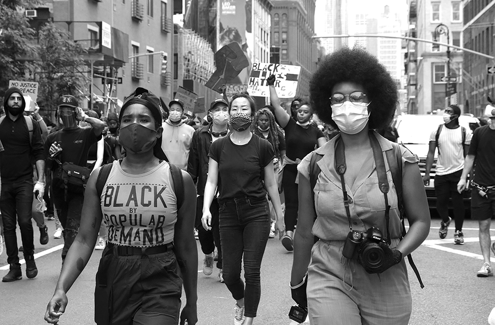 Janette Beckman, Demostración de Black Lives Matter, Nueva York, junio de 2020