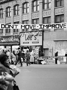 Don't Move Improve/Westchester Avenue At Third Avenue In The Hub, The Bronx