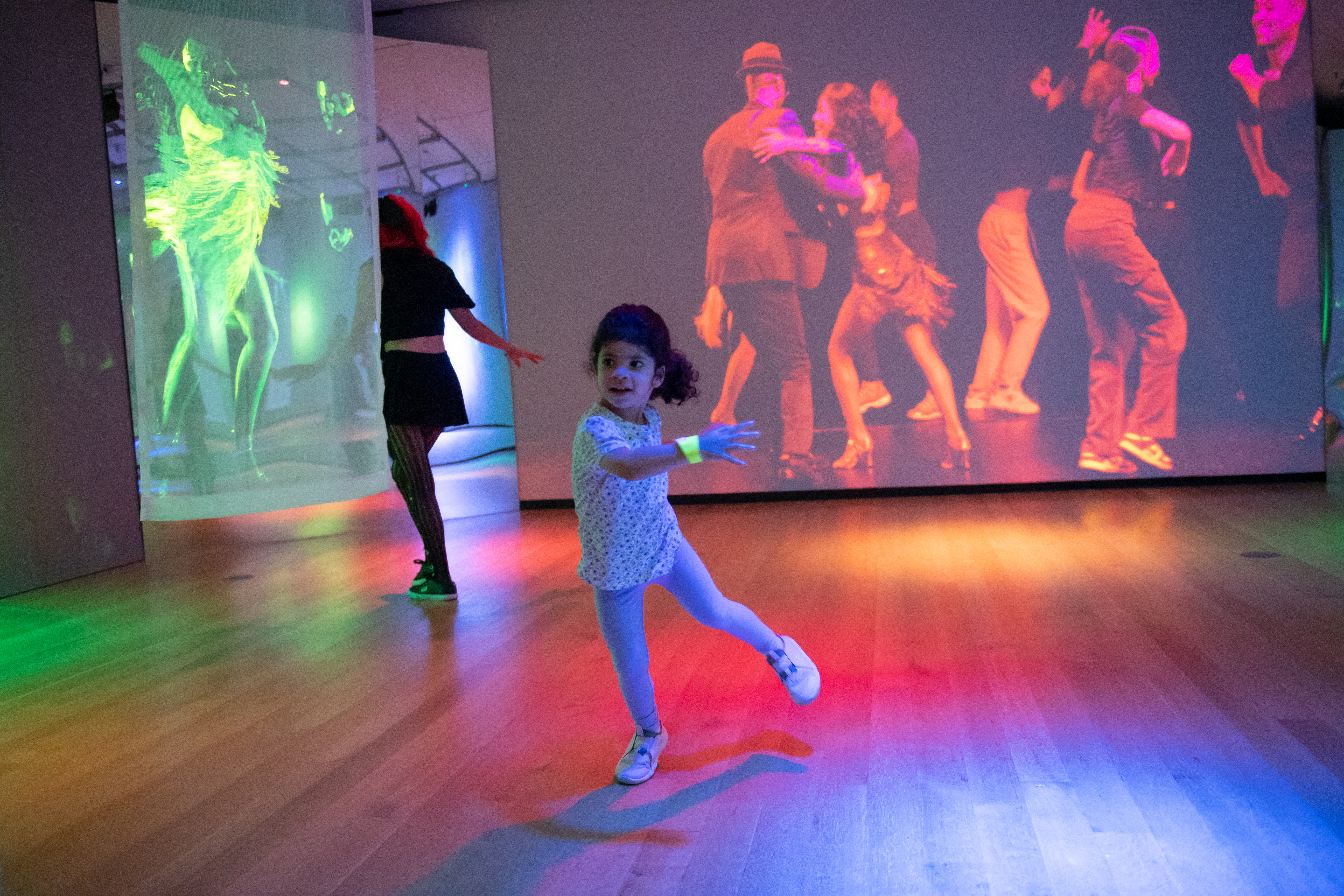Child Dancing on Dance Floor of Urban Stomp