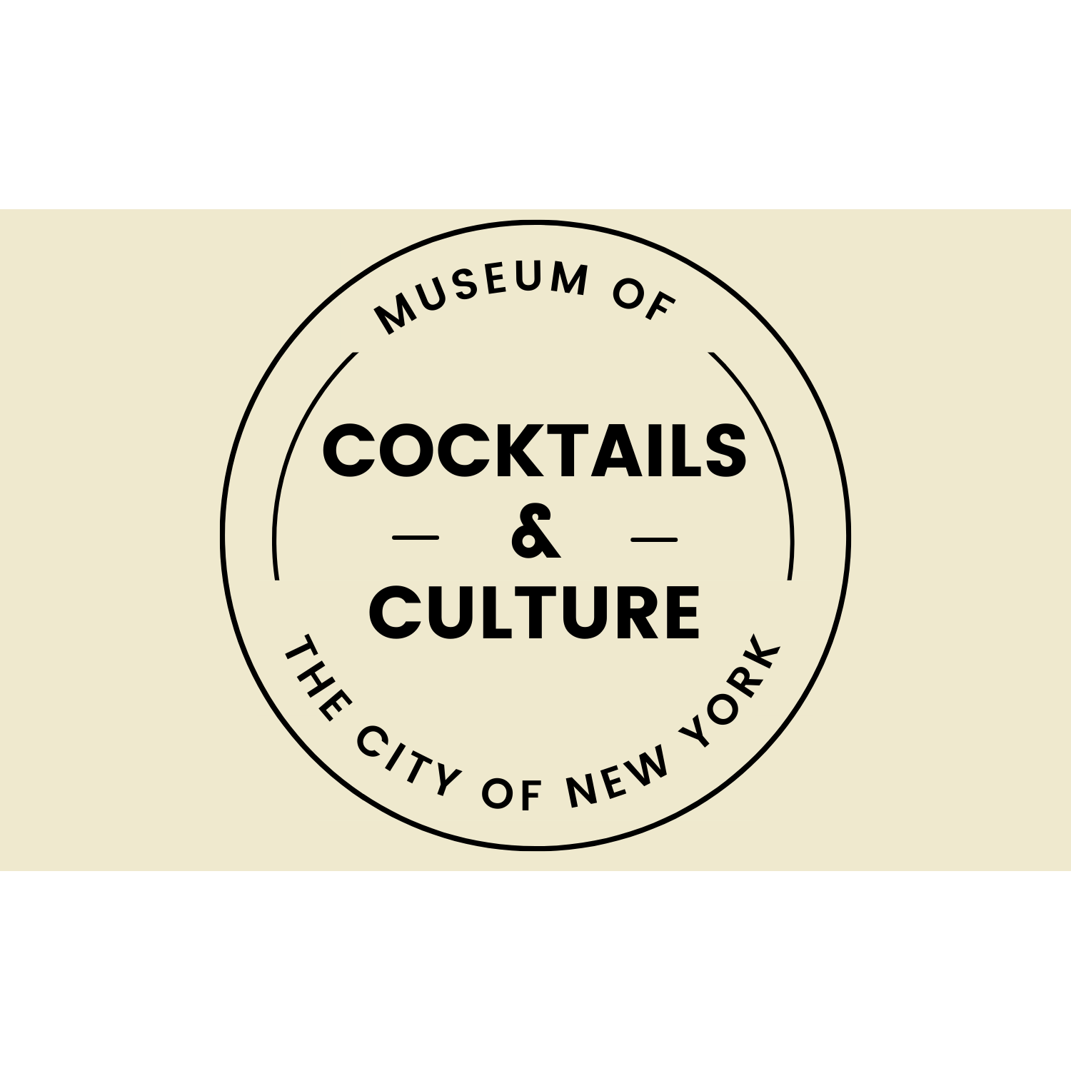 Logotipo de coquetéis e cultura