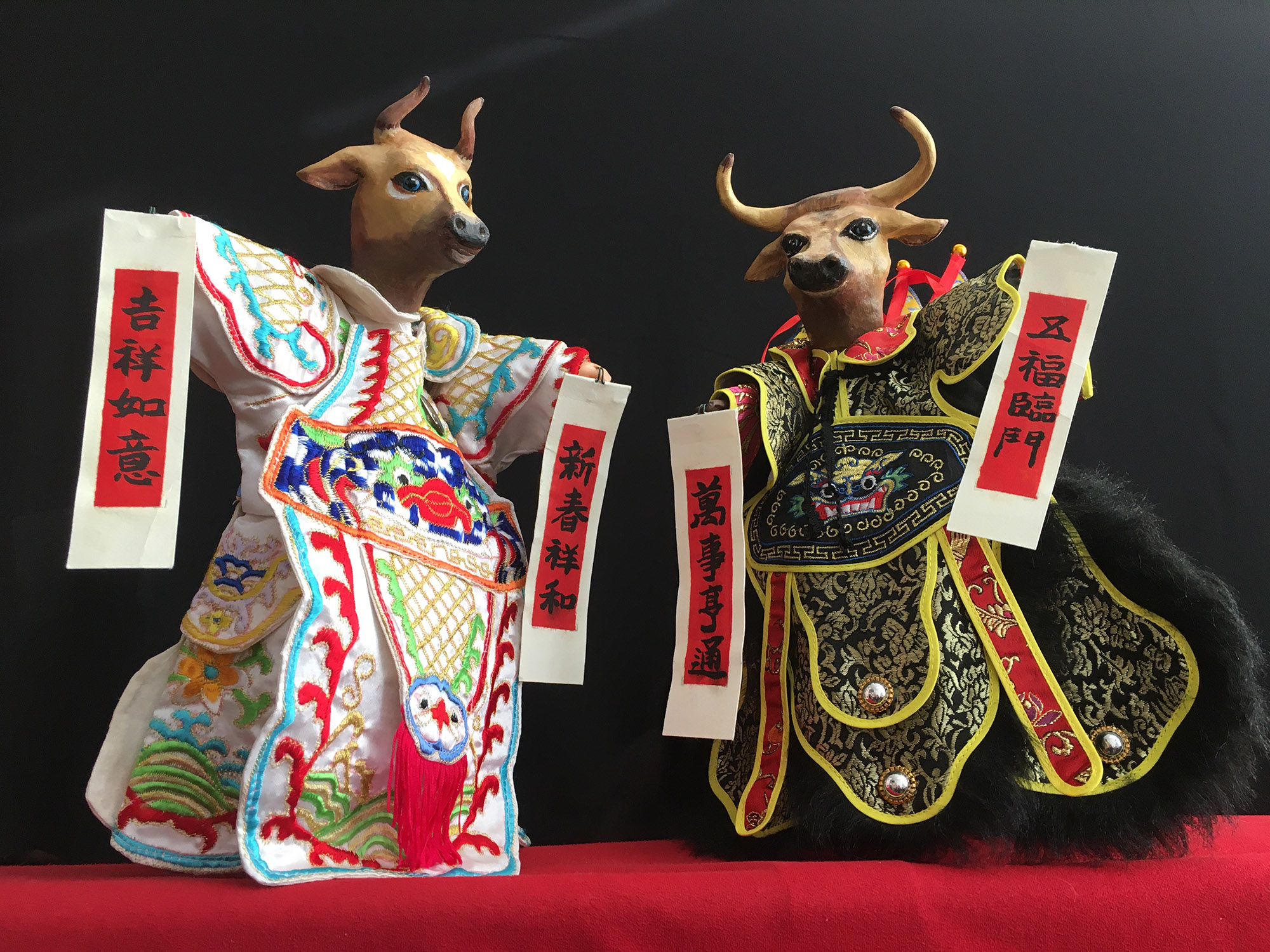 Photo of Chinese Theatre Works 2021 Hand Puppet show "Hao Bang Ah, Ox!". Every year, CTW creates a new traditional Hand Puppet Show of the Zodiac. 