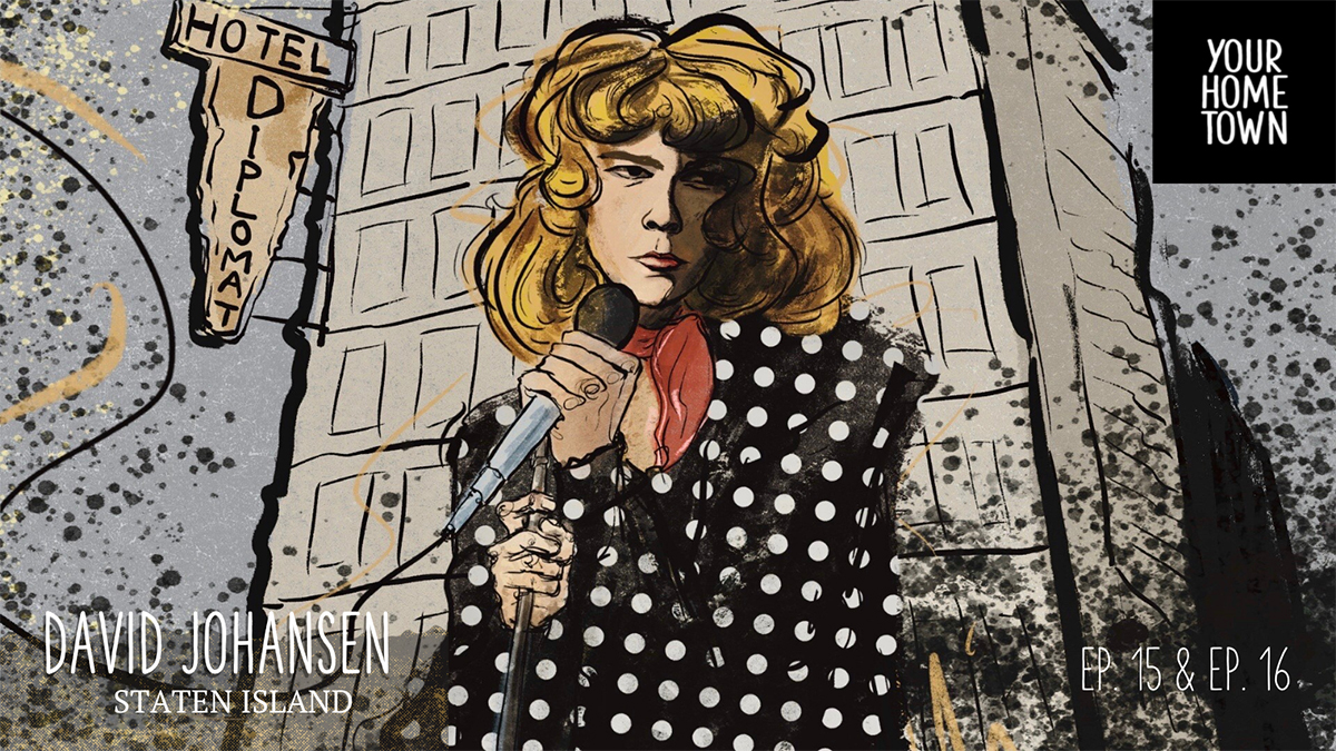 Couverture des épisodes de votre ville natale David Johansen