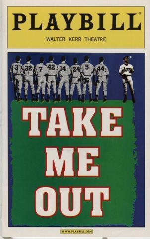 Programme de théâtre pour Take Me Out, 2003. Musée de la ville de New York. F2012.41.80.