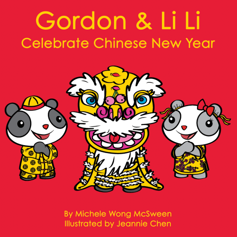 Capa do livro de Gordon & Li Li Comemore o Ano Novo Chinês.