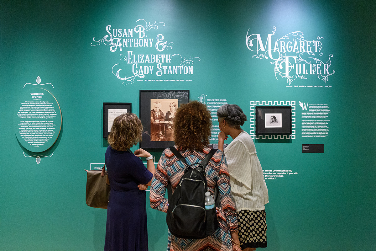 an image of the visitors in a gallery at the Museum of the City of New York