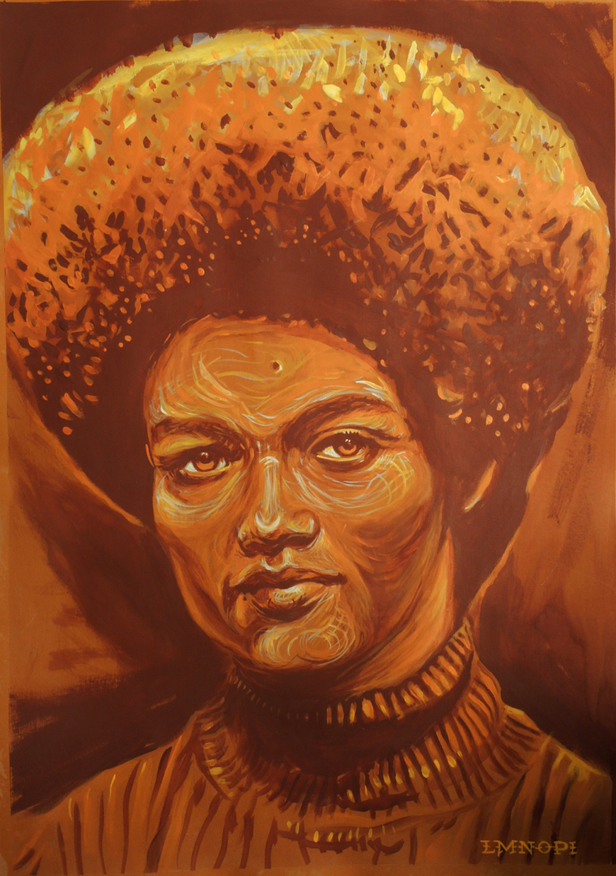 Kathleen Cleaver por LMNOPI