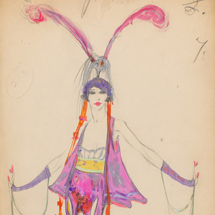 Sketch of Lady Duff-Gordon
