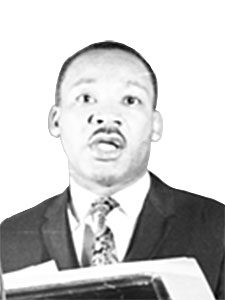 Imagen de Martin Luther King Jr. por John C. Goodwin, 4 de abril de 1967, cortesía de The Estate Of John C. Goodwin.