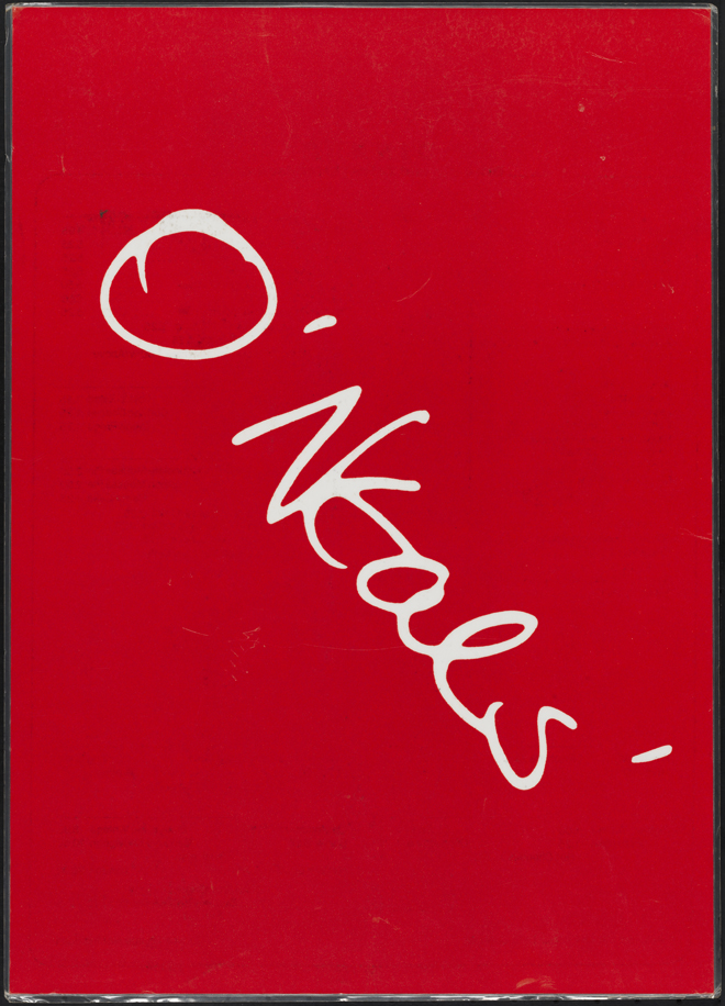 O'Neals Baloon. ca. 1984. Museu da cidade de Nova York. 97.146.255
