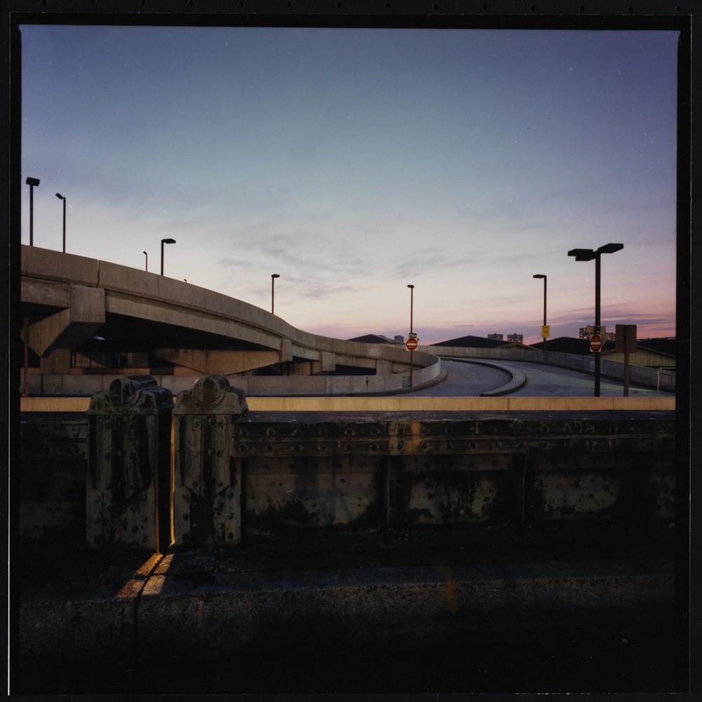 Jan Staller, World Trade Center, seen from the West Side Highway, 1978. Museum of the City of New York, 2015.5.1