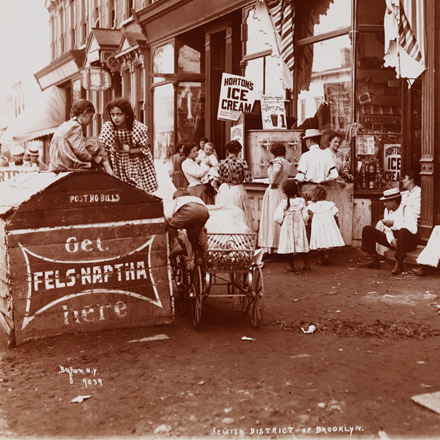 ブルックリンのユダヤ人地区、1899