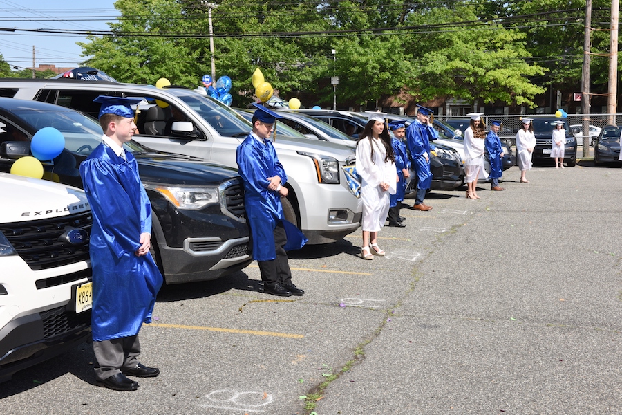 Graduation ceremony at St. Charles School in Staten Island