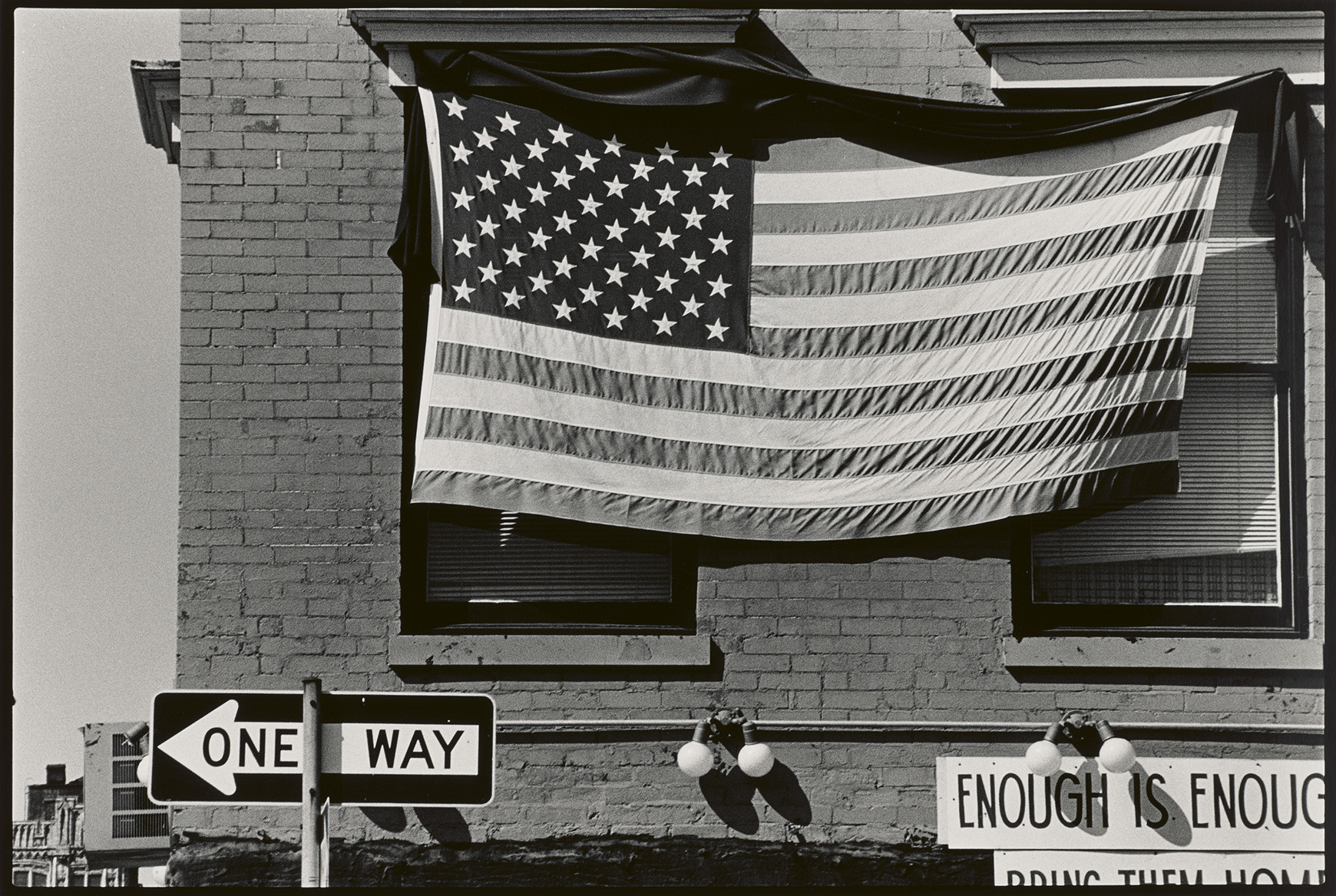 Flag in New York City by Robert Rauschenberg