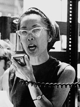 Photograph of activist Yuri Kochiyama