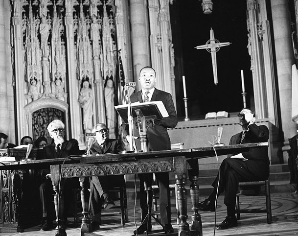 Image de Martin Luther King Jr. Par John C. Goodwin, 4 avril 1967, avec l'aimable autorisation de la succession de John C. Goodwin.