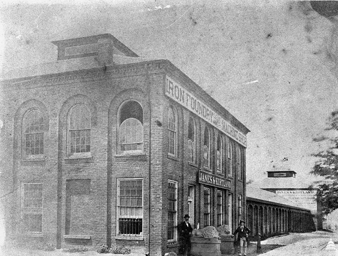 ジェーンズとカートランドの鉄鋳造所、c。 1862。
