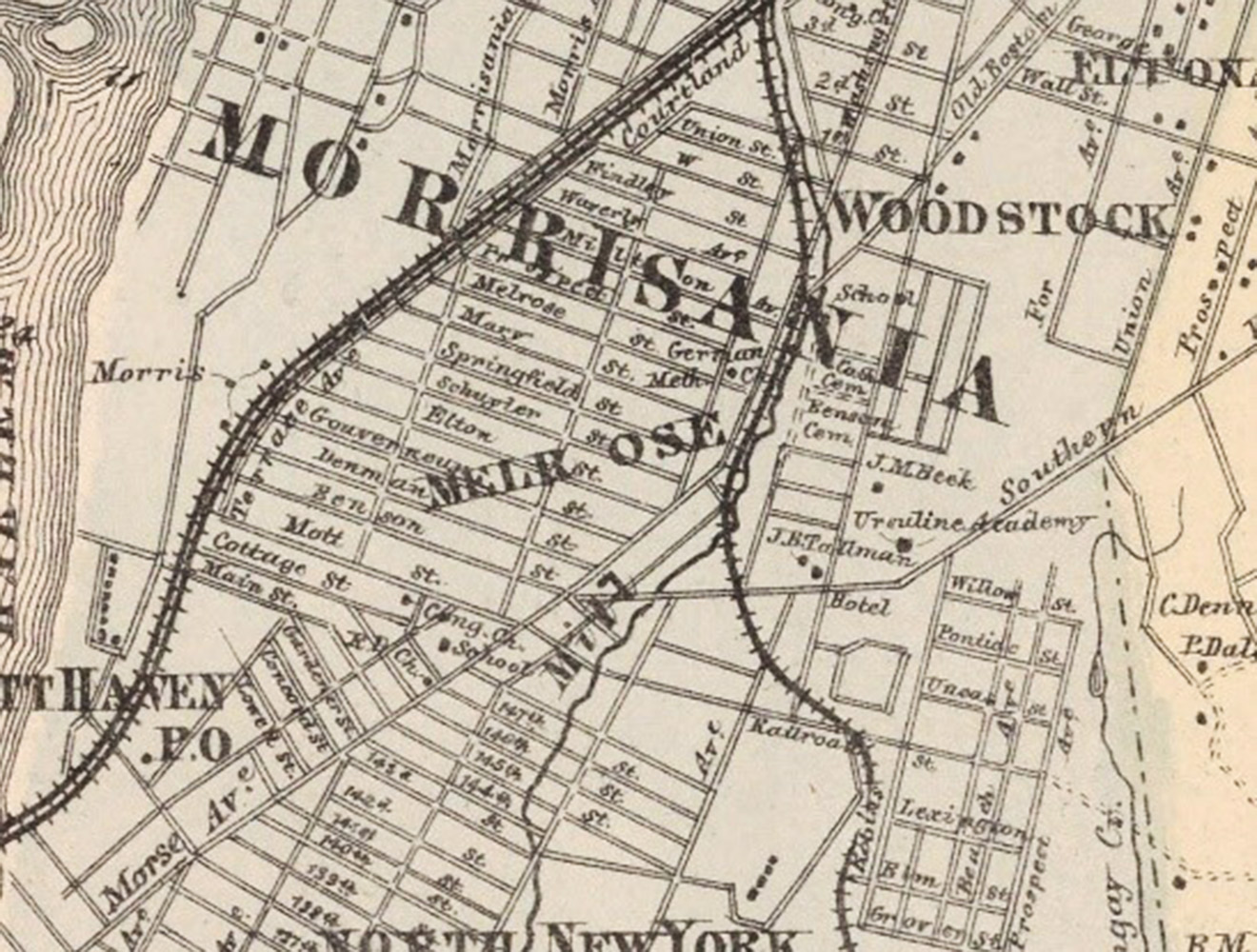 Plan view of Westchester