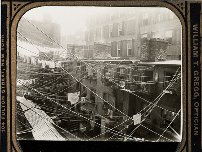 Thompson Street Clotheslines. Jacob A. (Jacob August) Riis (1849-1914). ca. 1895, Museum of the City of New York. 90.13.2.213