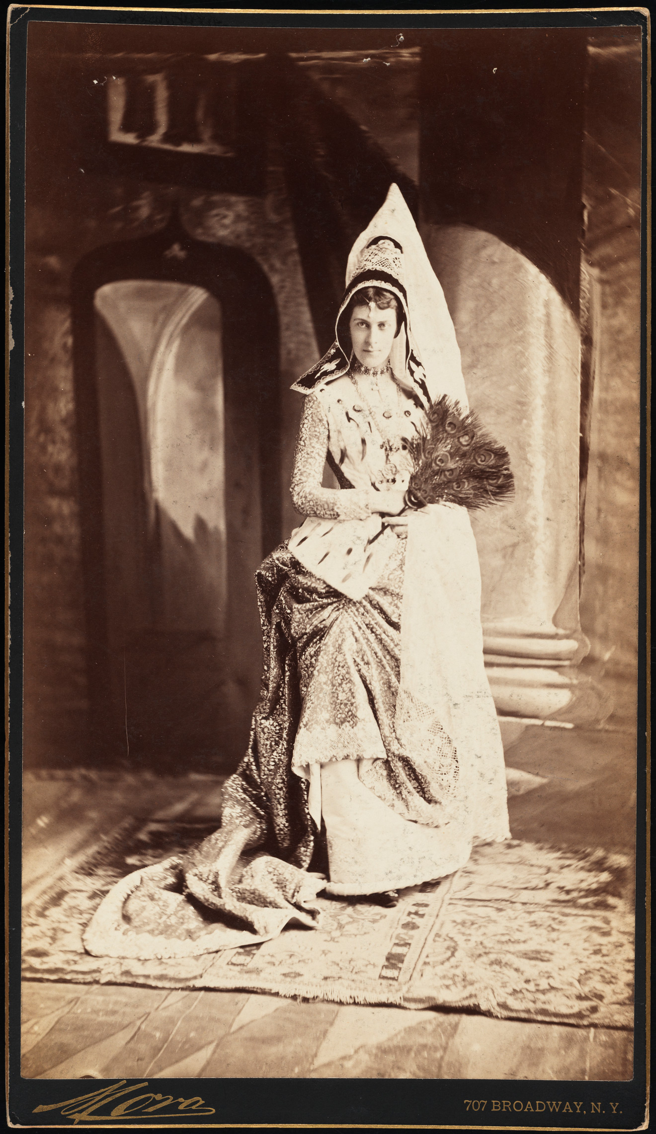 Mora (b.1849). Miss Edith Fish (later Hon. Mrs. Oliver Northcote).