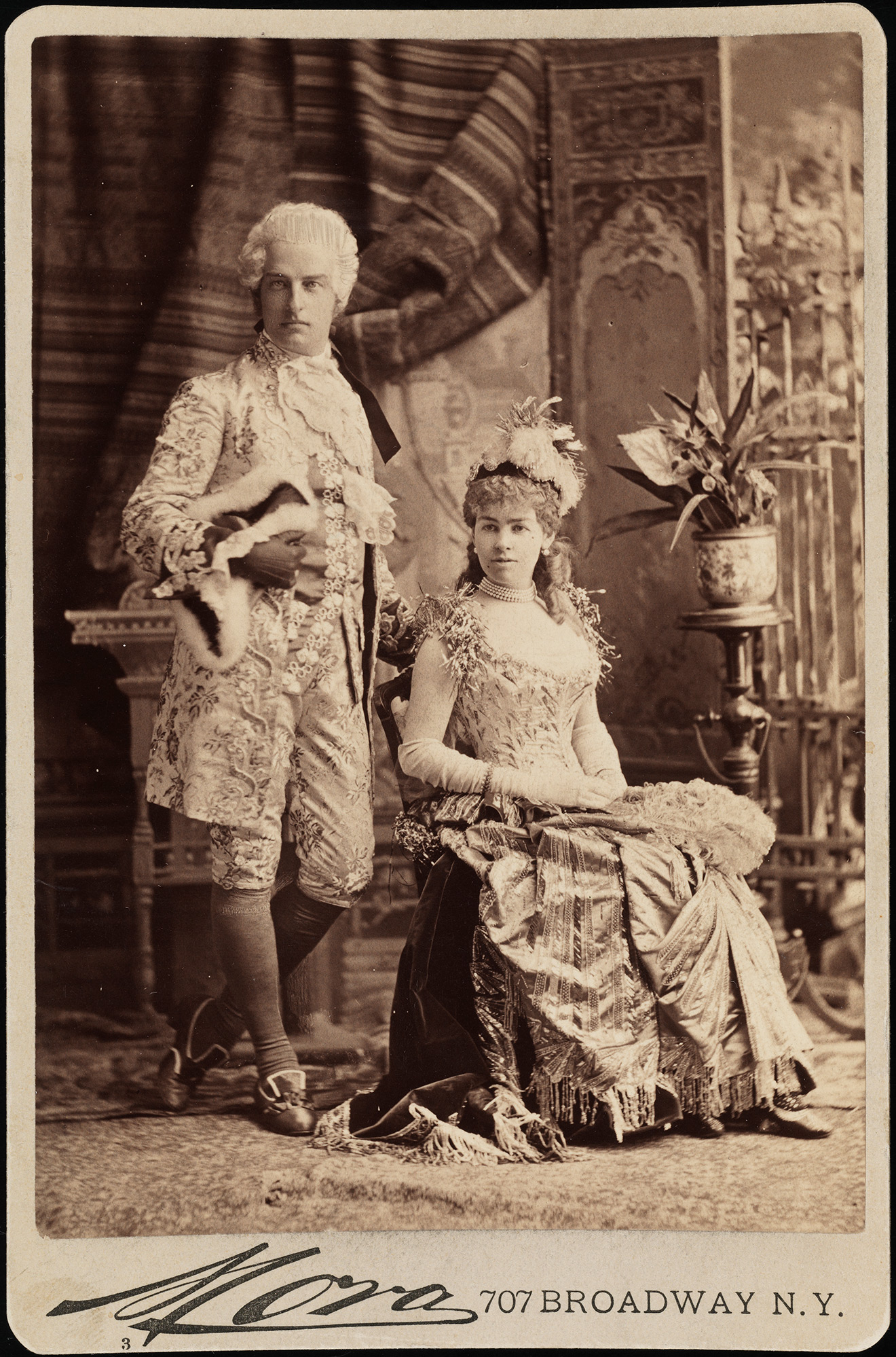 Mora (b. 1849). Mr. and Mrs. Cornelius Vanderbilt II (neé Alice Claypoole Gwynne. 