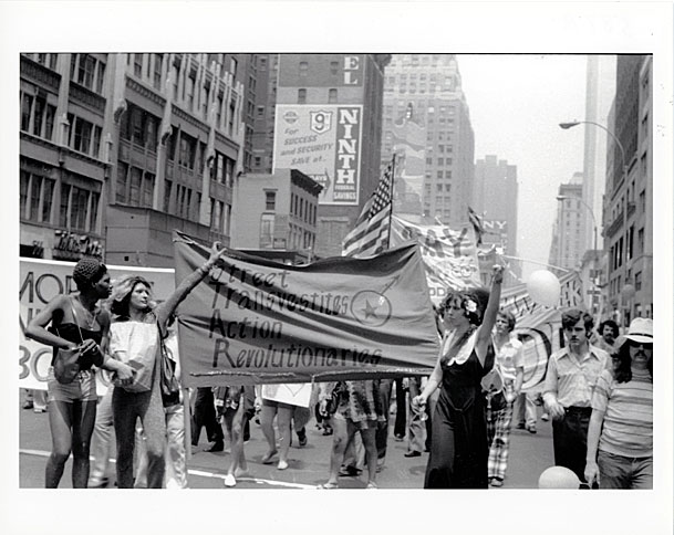 Christopher Street Liberation Day, 1973, Sylvia And Bebe Power Salute