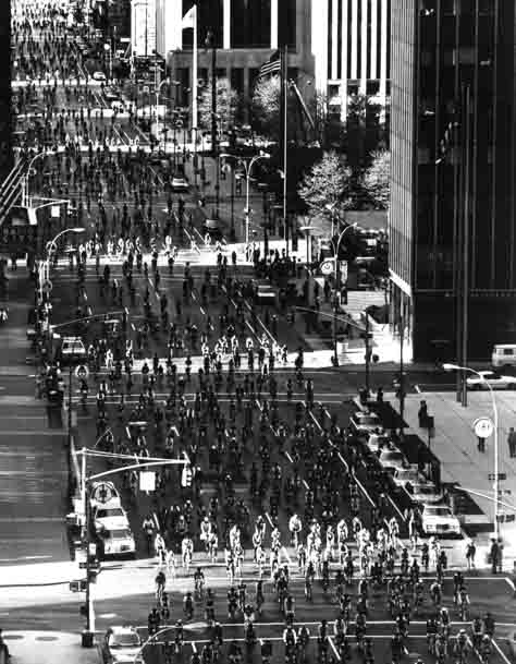 Five Boro Bike Ride On Sixth Avenue