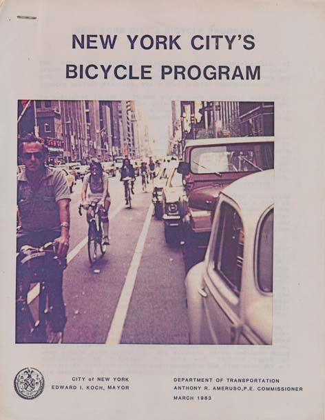 Departamento de Transporte de la Ciudad de Nueva York, Programa de Bicicletas de la Ciudad de Nueva York