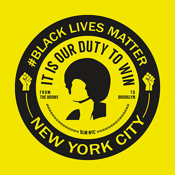 BLM ニューヨーク支部のロゴ